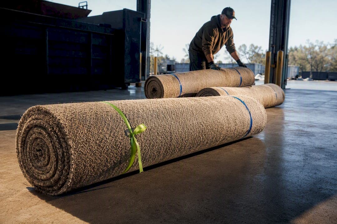 Carpet Disposal: Bundle in 4 Foot Sections, Local Hauler's Order
