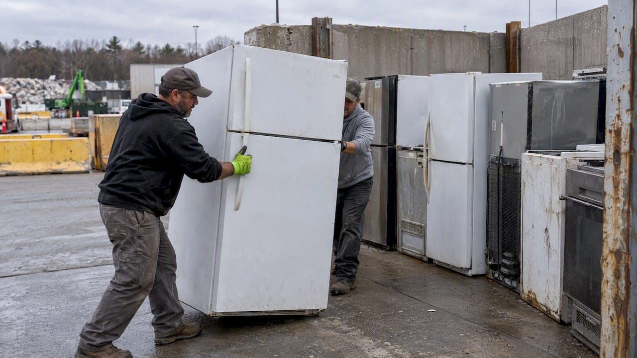 Lawrence Refrigerator Disposal: $40 City Pickup, EPA Rules & Haulers